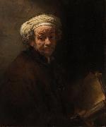 REMBRANDT Harmenszoon van Rijn Self-portrait as the Apostle Paul  (mk33) Sweden oil painting artist